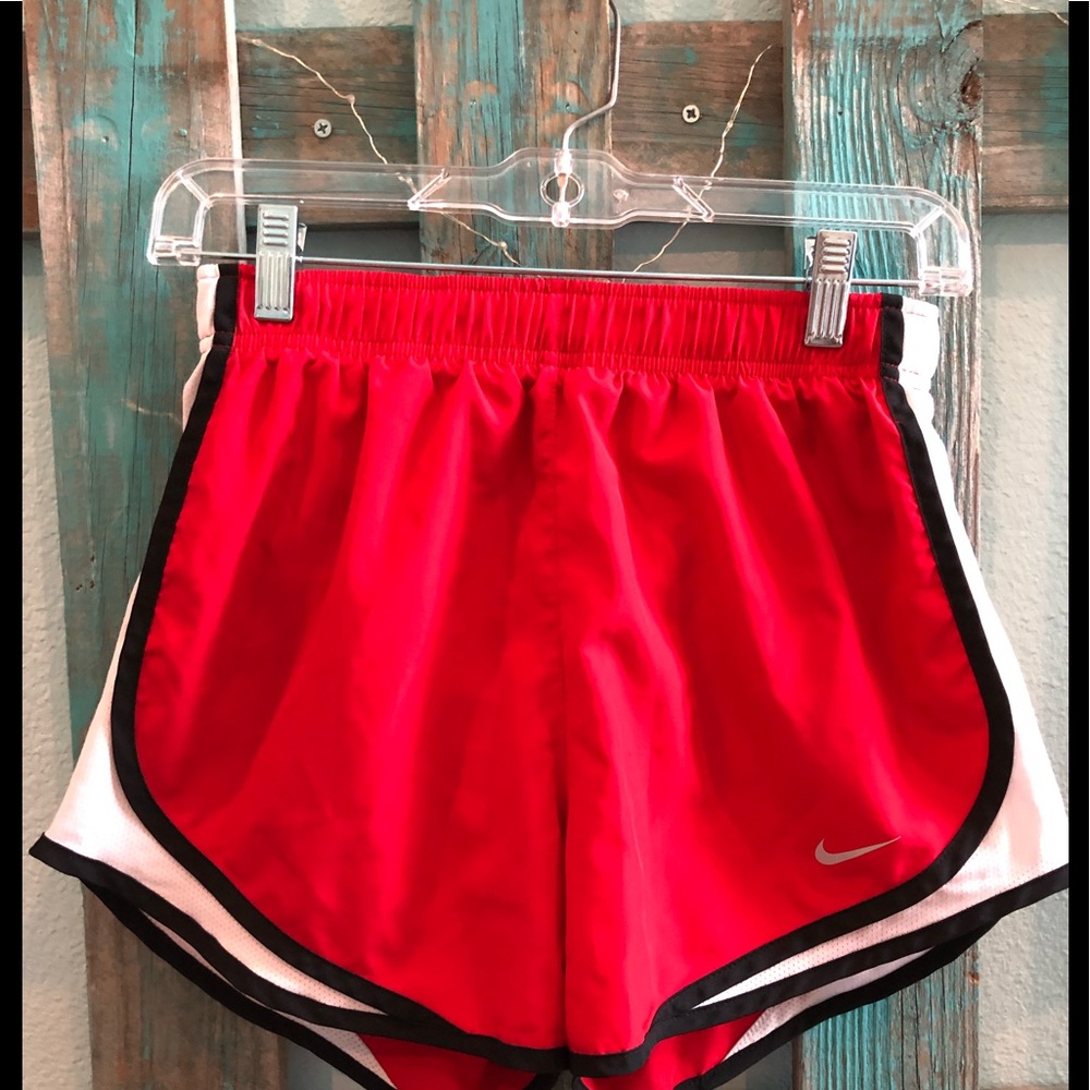 Red Nike shorts!